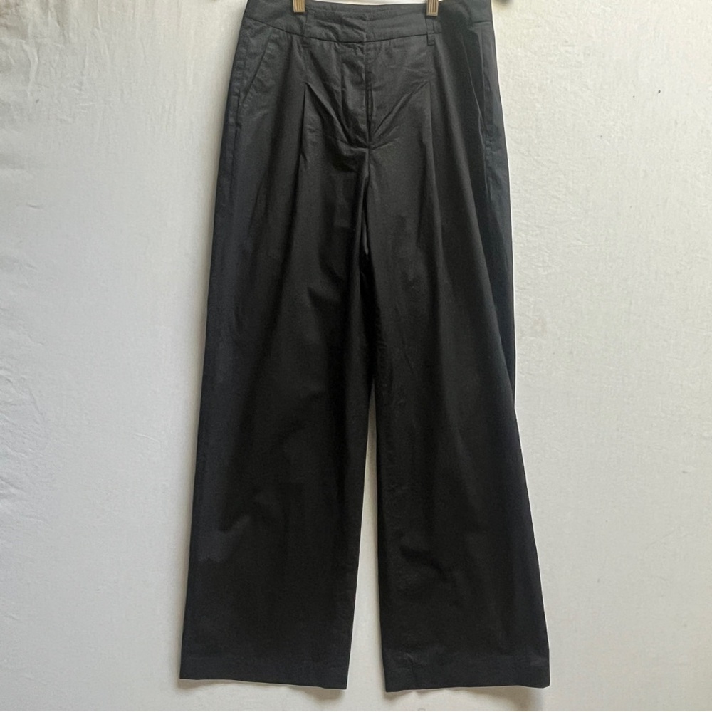 Luisa Cerano Wide Leg Cotton Trousers Size US 6